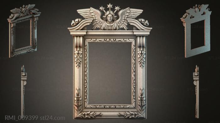 Рамы декоративные, обрамления (RMI_009399) 3D модель для ЧПУ станка