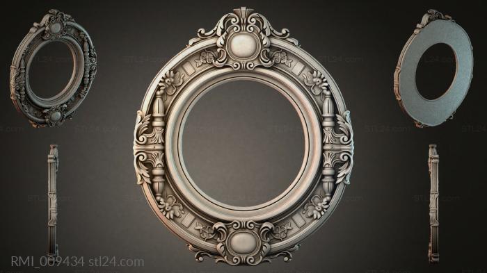 Рамы декоративные, обрамления (RMI_009434) 3D модель для ЧПУ станка