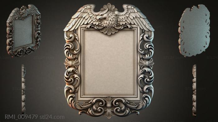 Рамы декоративные, обрамления (RMI_009479) 3D модель для ЧПУ станка
