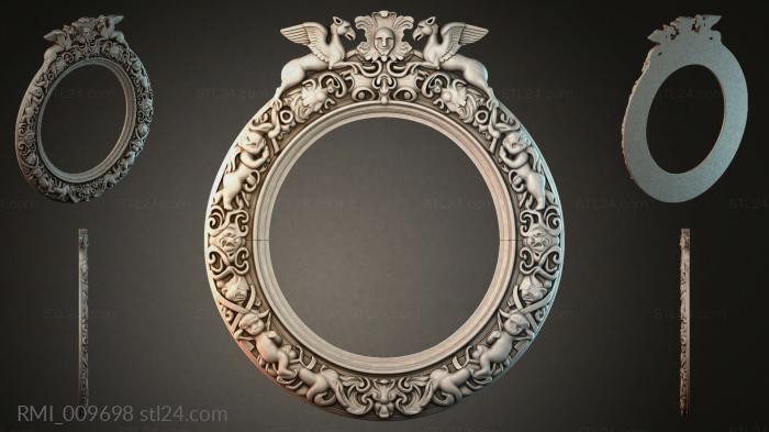 Рамы декоративные, обрамления (RMI_009698) 3D модель для ЧПУ станка