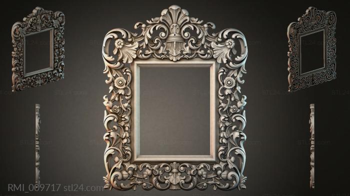 Рамы декоративные, обрамления (RMI_009717) 3D модель для ЧПУ станка