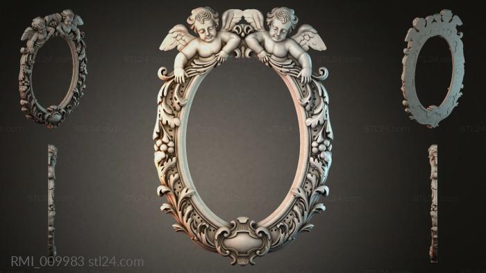 Рамы декоративные, обрамления (RMI_009983) 3D модель для ЧПУ станка