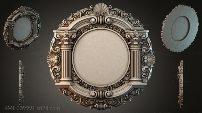 Рамы декоративные, обрамления (RMI_009991) 3D модель для ЧПУ станка