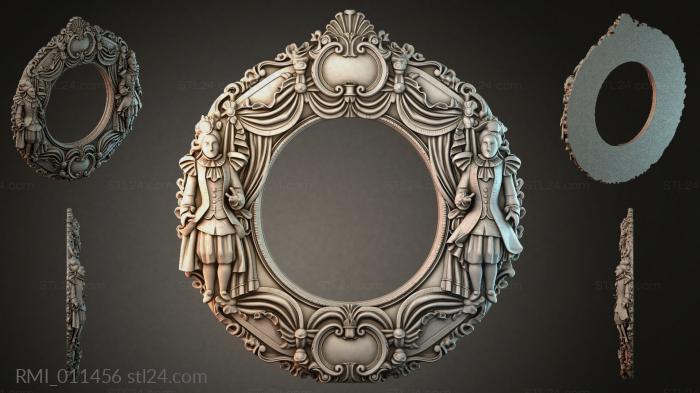 Рамы декоративные, обрамления (RMI_011456) 3D модель для ЧПУ станка