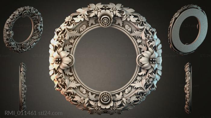 Рамы декоративные, обрамления (RMI_011461) 3D модель для ЧПУ станка