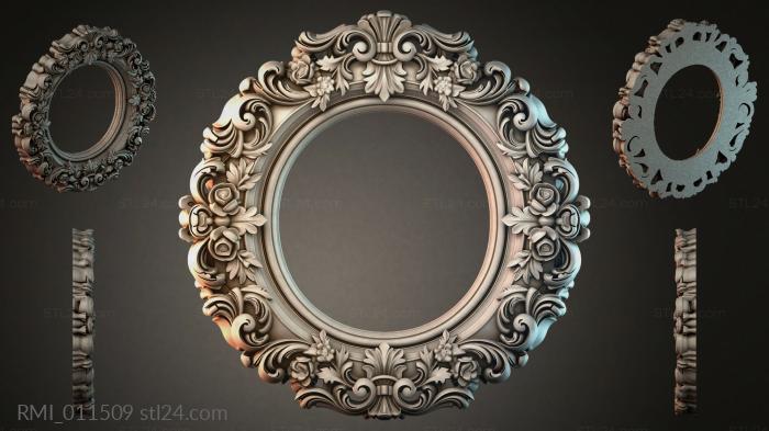 Рамы декоративные, обрамления (RMI_011509) 3D модель для ЧПУ станка