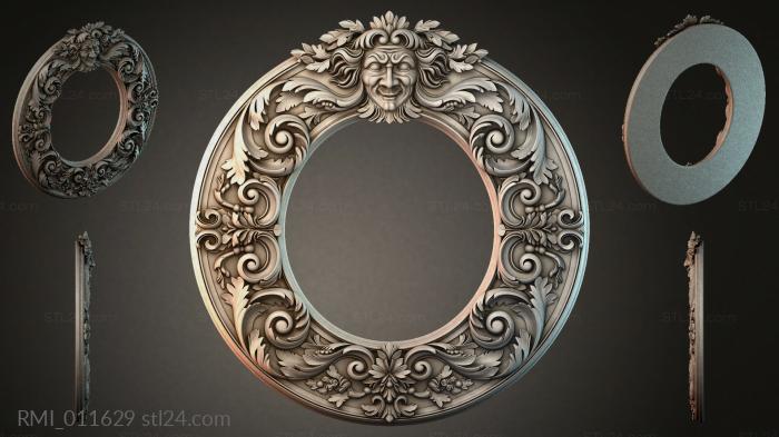 Рамы декоративные, обрамления (RMI_011629) 3D модель для ЧПУ станка