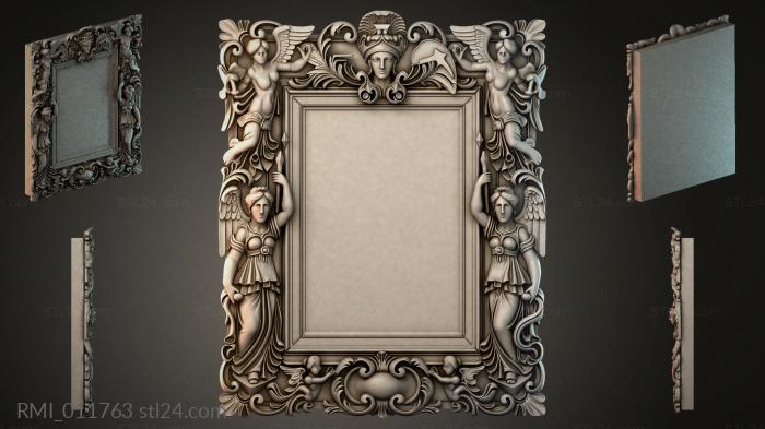 Рамы декоративные, обрамления (RMI_011763) 3D модель для ЧПУ станка