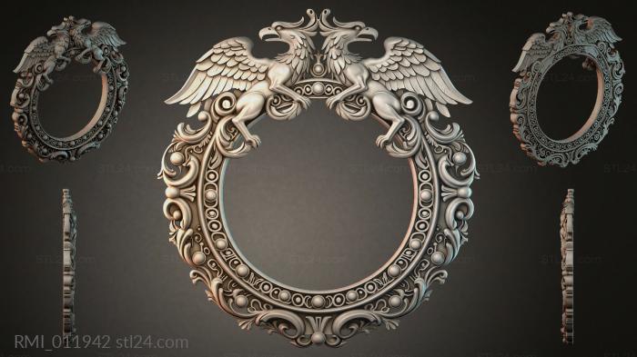 Рамы декоративные, обрамления (RMI_011942) 3D модель для ЧПУ станка