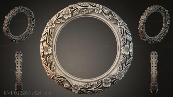 Рамы декоративные, обрамления (RMI_012267) 3D модель для ЧПУ станка