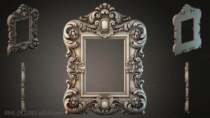Рамы декоративные, обрамления (RMI_012283) 3D модель для ЧПУ станка