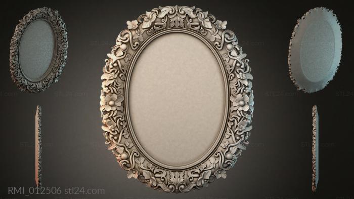 Рамы декоративные, обрамления (RMI_012506) 3D модель для ЧПУ станка