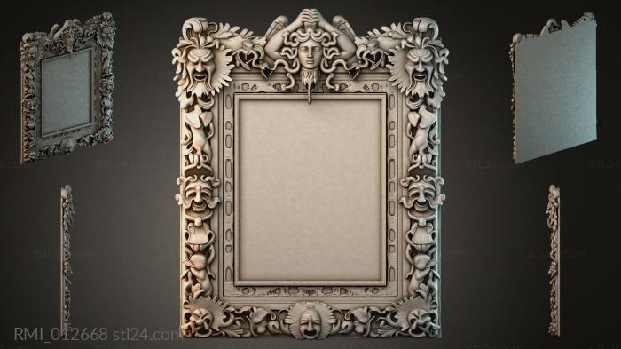 Рамы декоративные, обрамления (RMI_012668) 3D модель для ЧПУ станка
