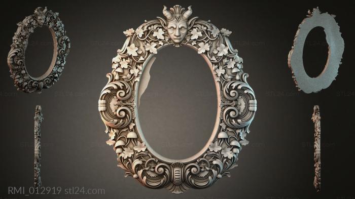 Рамы декоративные, обрамления (RMI_012919) 3D модель для ЧПУ станка