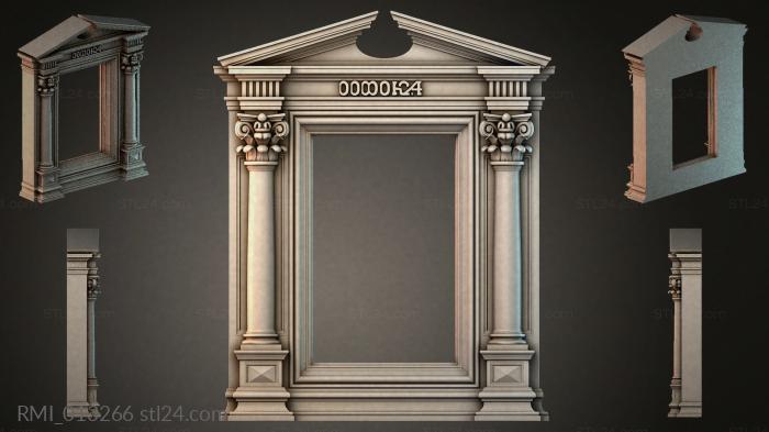 Рамы декоративные, обрамления (RMI_013266) 3D модель для ЧПУ станка