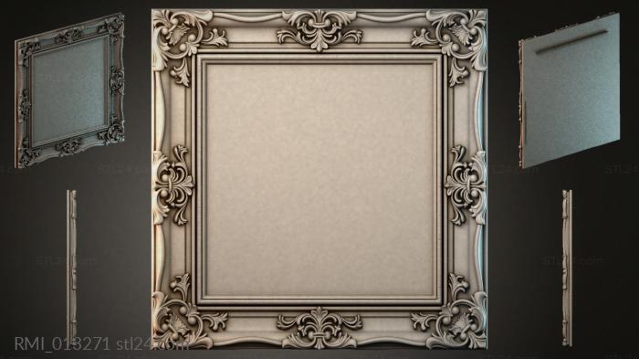 Рамы декоративные, обрамления (RMI_013271) 3D модель для ЧПУ станка