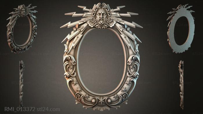 Рамы декоративные, обрамления (RMI_013372) 3D модель для ЧПУ станка