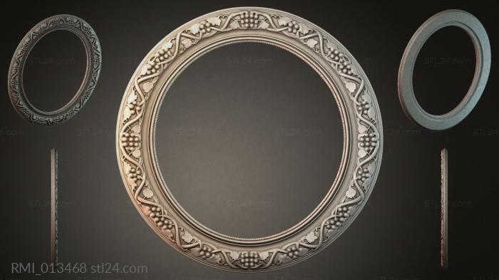 Рамы декоративные, обрамления (RMI_013468) 3D модель для ЧПУ станка