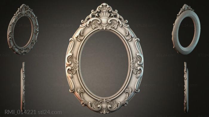 Рамы декоративные, обрамления (RMI_014221) 3D модель для ЧПУ станка