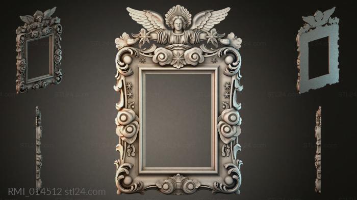 Рамы декоративные, обрамления (RMI_014512) 3D модель для ЧПУ станка