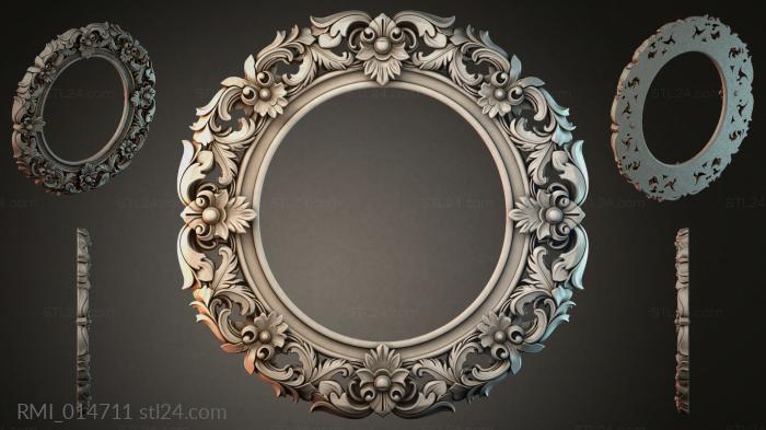 Рамы декоративные, обрамления (RMI_014711) 3D модель для ЧПУ станка