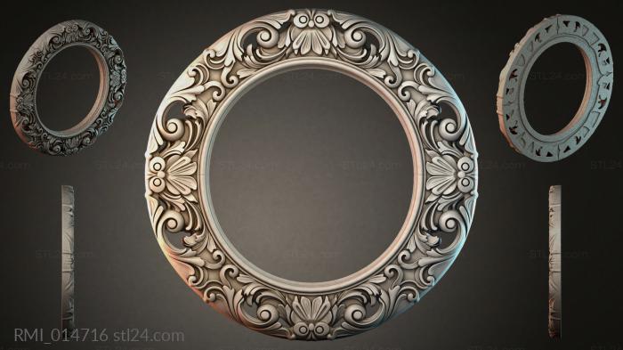 Рамы декоративные, обрамления (RMI_014716) 3D модель для ЧПУ станка