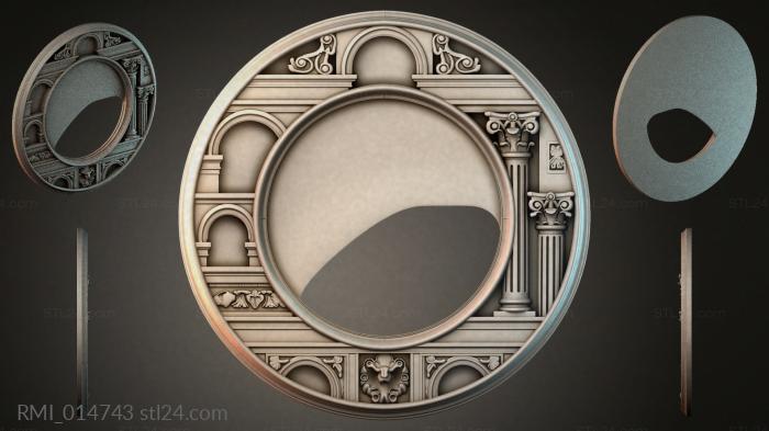Рамы декоративные, обрамления (RMI_014743) 3D модель для ЧПУ станка