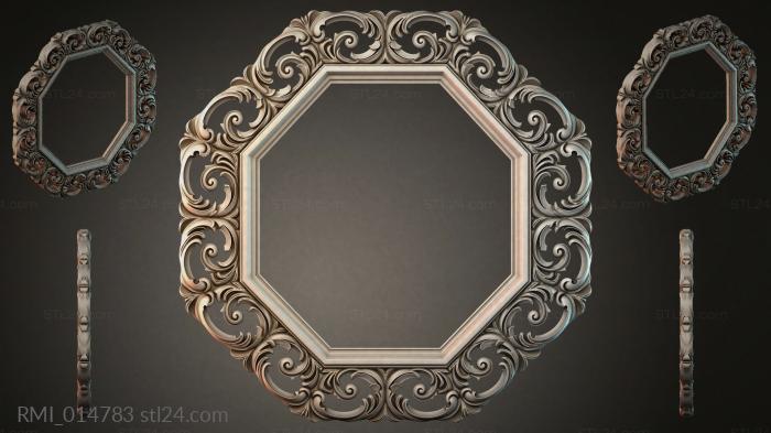 Рамы декоративные, обрамления (RMI_014783) 3D модель для ЧПУ станка