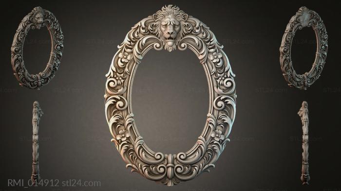 Рамы декоративные, обрамления (RMI_014912) 3D модель для ЧПУ станка