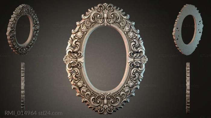 Рамы декоративные, обрамления (RMI_014964) 3D модель для ЧПУ станка
