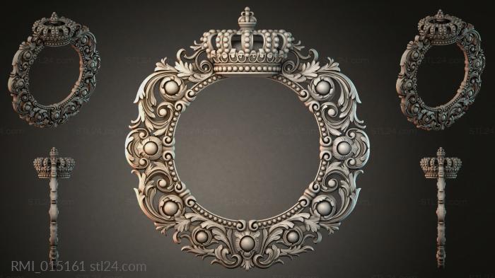 Рамы декоративные, обрамления (RMI_015161) 3D модель для ЧПУ станка
