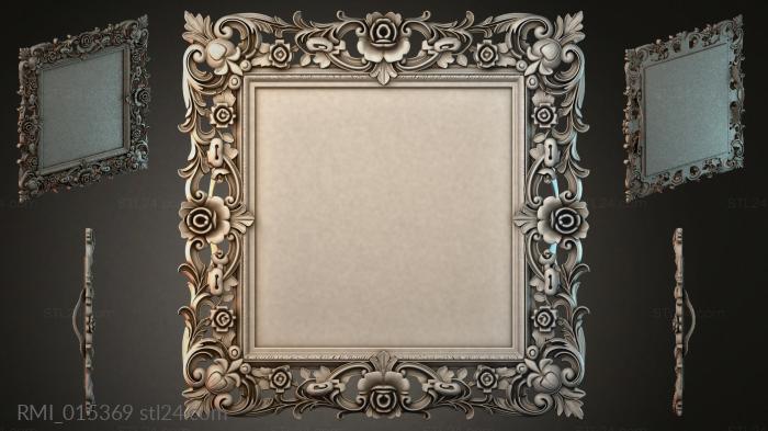 Рамы декоративные, обрамления (RMI_015369) 3D модель для ЧПУ станка