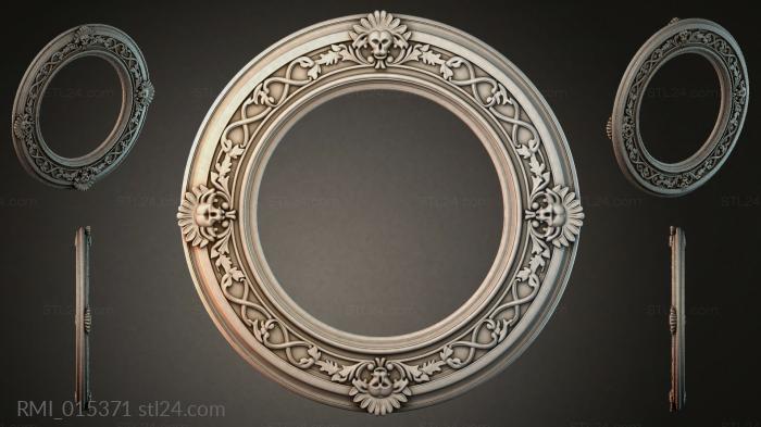 Рамы декоративные, обрамления (RMI_015371) 3D модель для ЧПУ станка