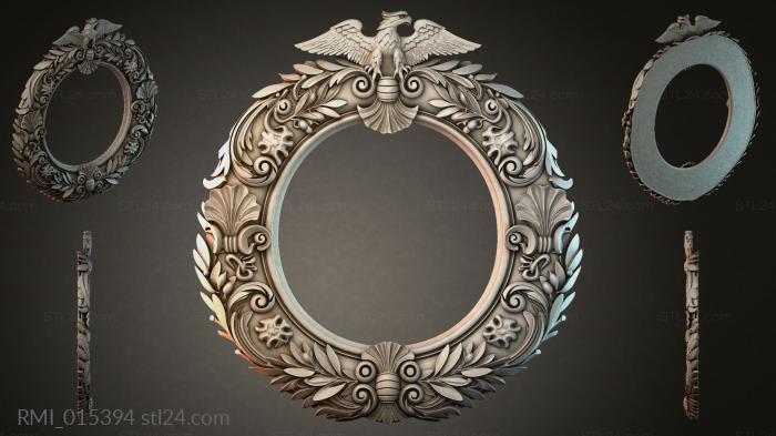 Рамы декоративные, обрамления (RMI_015394) 3D модель для ЧПУ станка