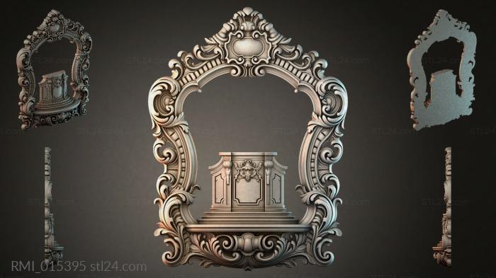 Рамы декоративные, обрамления (RMI_015395) 3D модель для ЧПУ станка