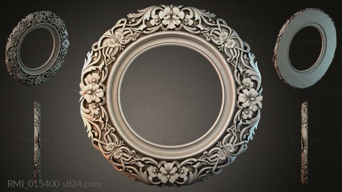 Рамы декоративные, обрамления (RMI_015400) 3D модель для ЧПУ станка