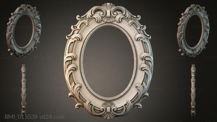 Рамы декоративные, обрамления (RMI_015539) 3D модель для ЧПУ станка