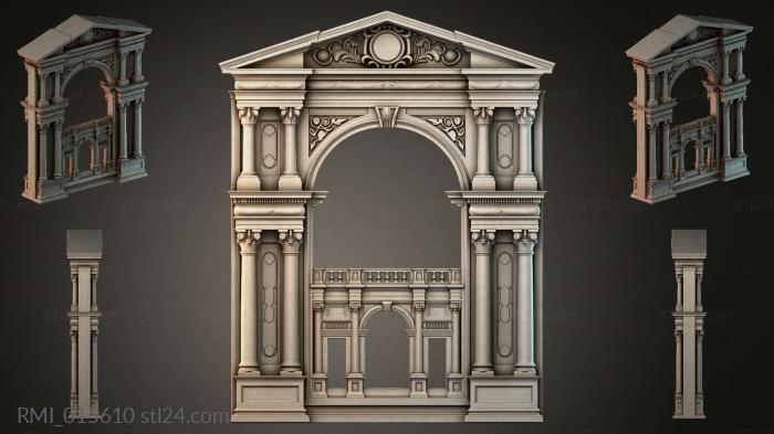 Рамы декоративные, обрамления (RMI_015610) 3D модель для ЧПУ станка