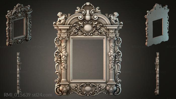 Рамы декоративные, обрамления (RMI_015639) 3D модель для ЧПУ станка