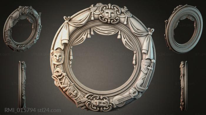 Рамы декоративные, обрамления (RMI_015794) 3D модель для ЧПУ станка
