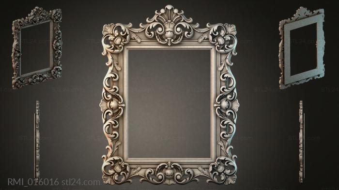 Рамы декоративные, обрамления (RMI_016016) 3D модель для ЧПУ станка