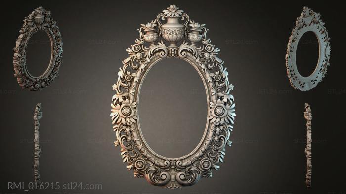 Рамы декоративные, обрамления (RMI_016215) 3D модель для ЧПУ станка