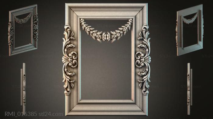 Рамы декоративные, обрамления (RMI_016385) 3D модель для ЧПУ станка