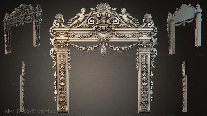 Рамы декоративные, обрамления (RMI_016549) 3D модель для ЧПУ станка