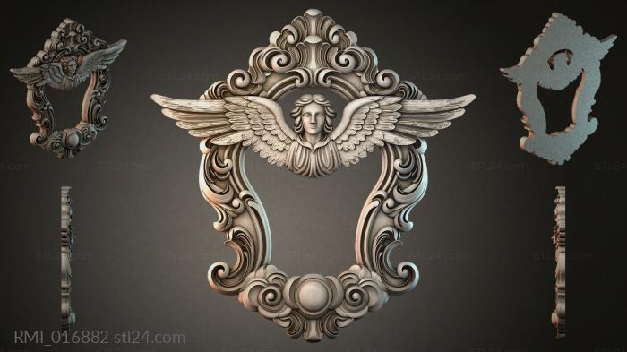Рамы декоративные, обрамления (RMI_016882) 3D модель для ЧПУ станка