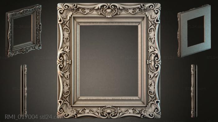 Рамы декоративные, обрамления (RMI_017004) 3D модель для ЧПУ станка