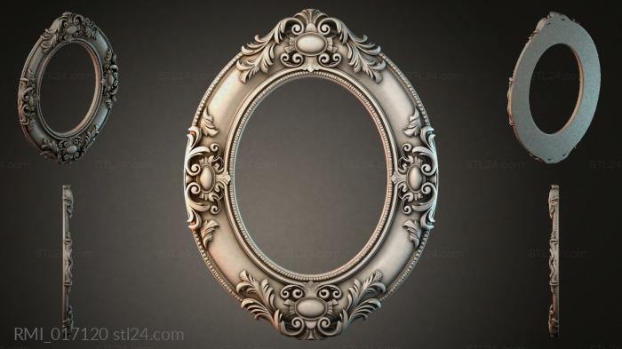 Рамы декоративные, обрамления (RMI_017120) 3D модель для ЧПУ станка