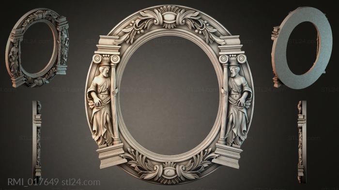 Рамы декоративные, обрамления (RMI_017649) 3D модель для ЧПУ станка