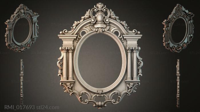 Рамы декоративные, обрамления (RMI_017693) 3D модель для ЧПУ станка