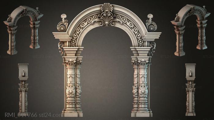 Рамы декоративные, обрамления (RMI_017766) 3D модель для ЧПУ станка